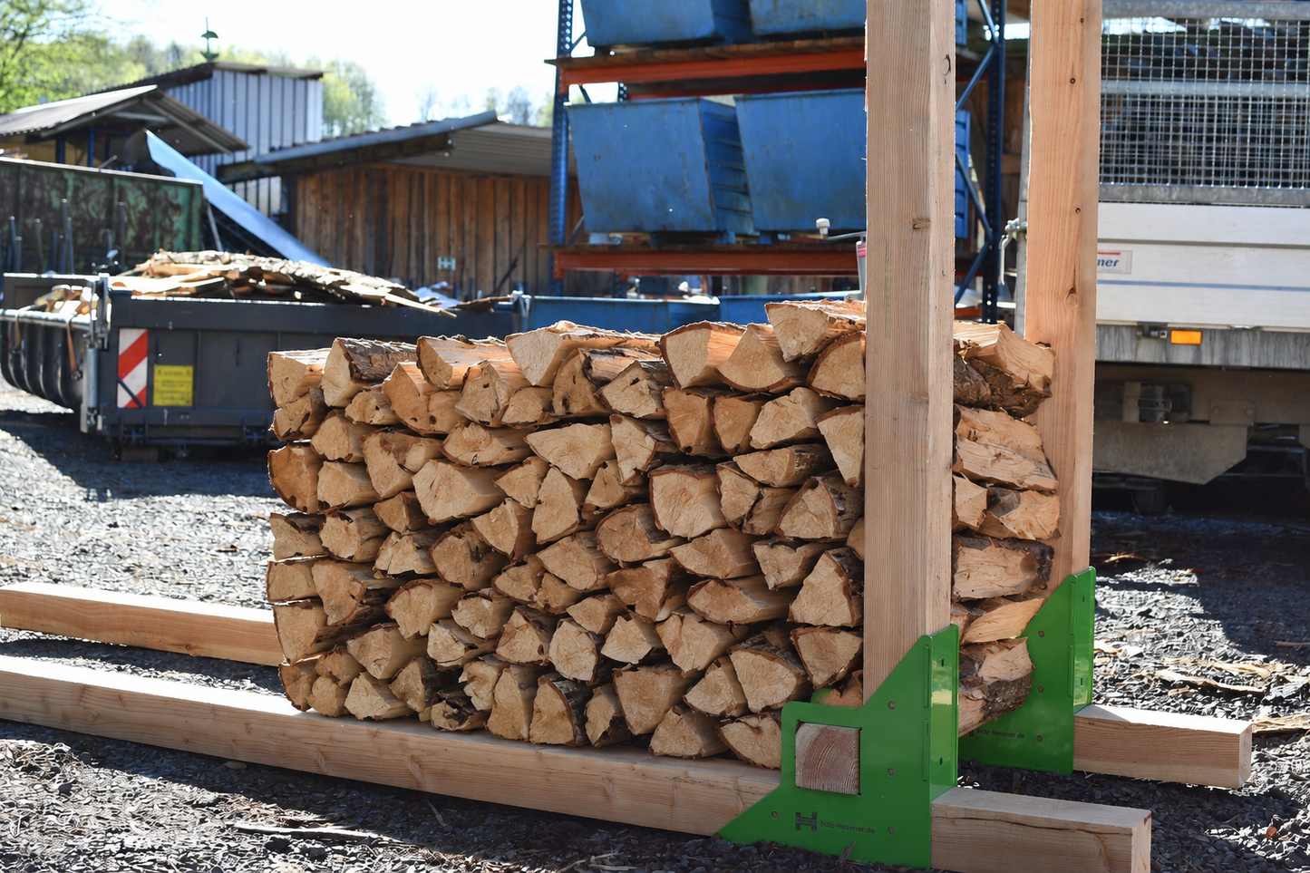 Fixation de Stockage Bois Heavy Duty