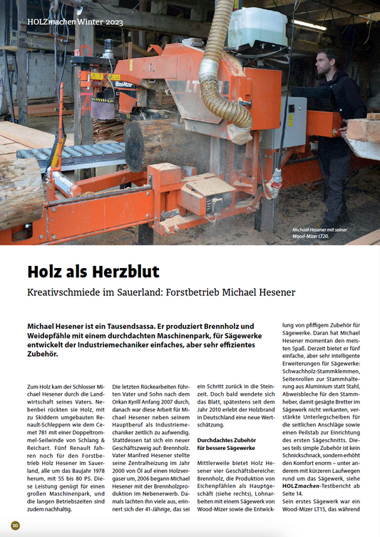 HOLZ HESENER BEI "HOLZmachen"