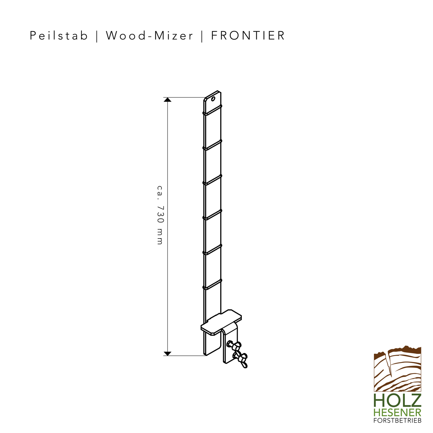 Sägewerk Erweiterung Frontier. Peilstab von Holz-Hesener