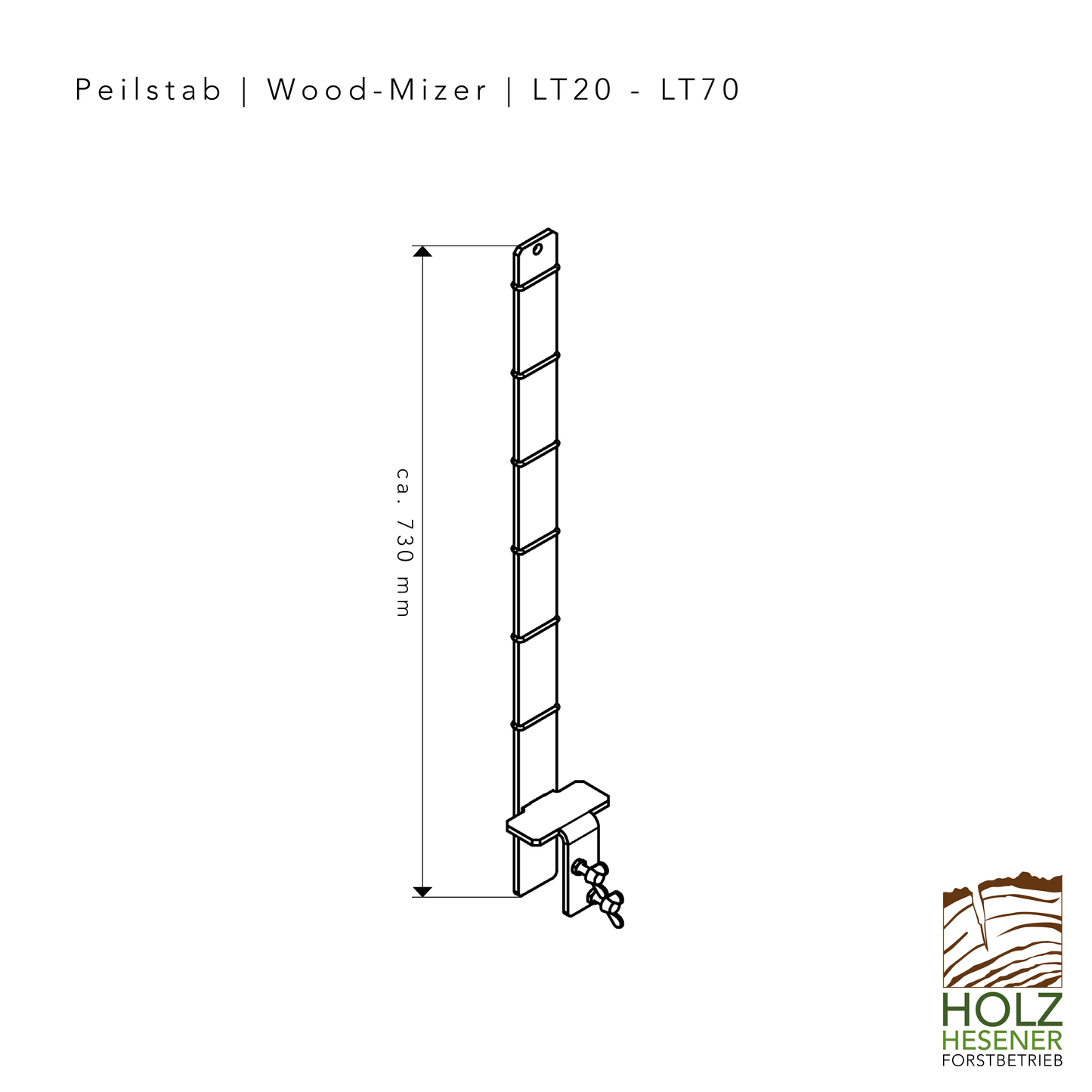 Alignment Rod for Wood-Mizer saw blade alignment