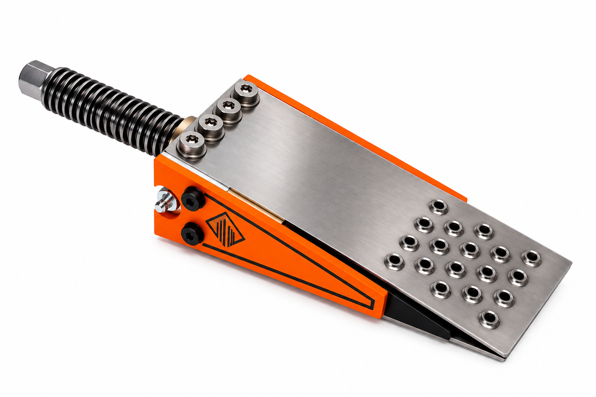 Mechanischer Faellkeil H&G X4024 für Leichtholz in Orange bei Holz Hesener zum Fällen von Leichtholz bis zu einem BHD (Brusthöhendurchmesser) von 40 cm.